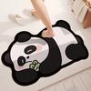 Toilette Haushalt Diatomeenerde Badezimmer Wasseraufnahme Schnelltrocknend Toilettentürmatte Rutschfest Panda Teppich
