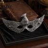 Leichte Halloween-Maske Cosplay Adler Maske, Realistischer Vogel Halbgesicht Unisex Kostüm Maskerade für Halloween, Karnevalsparty Detailliertes Flügel