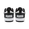 Puma Rebound Layup Low Top Sneakers Black And White Youth Kids Sneakers 370490-16