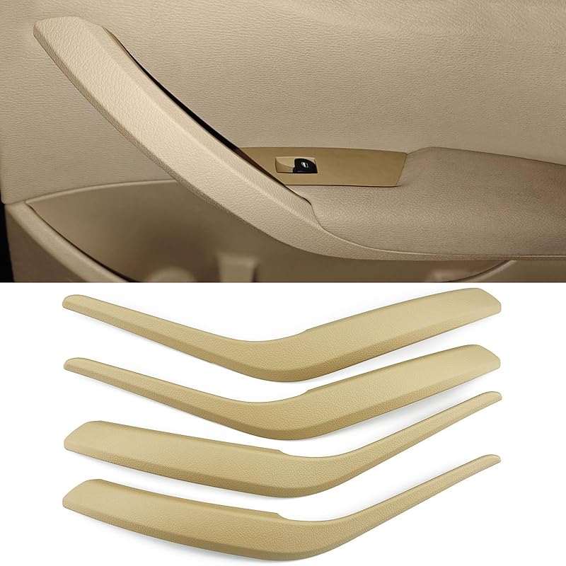 Car Door Handle For BMW X2 F39 X1 E84 F48 2010- Interior Door Handles Replace Cover Car Door Pull Accessories (Carbon Fiber Color)