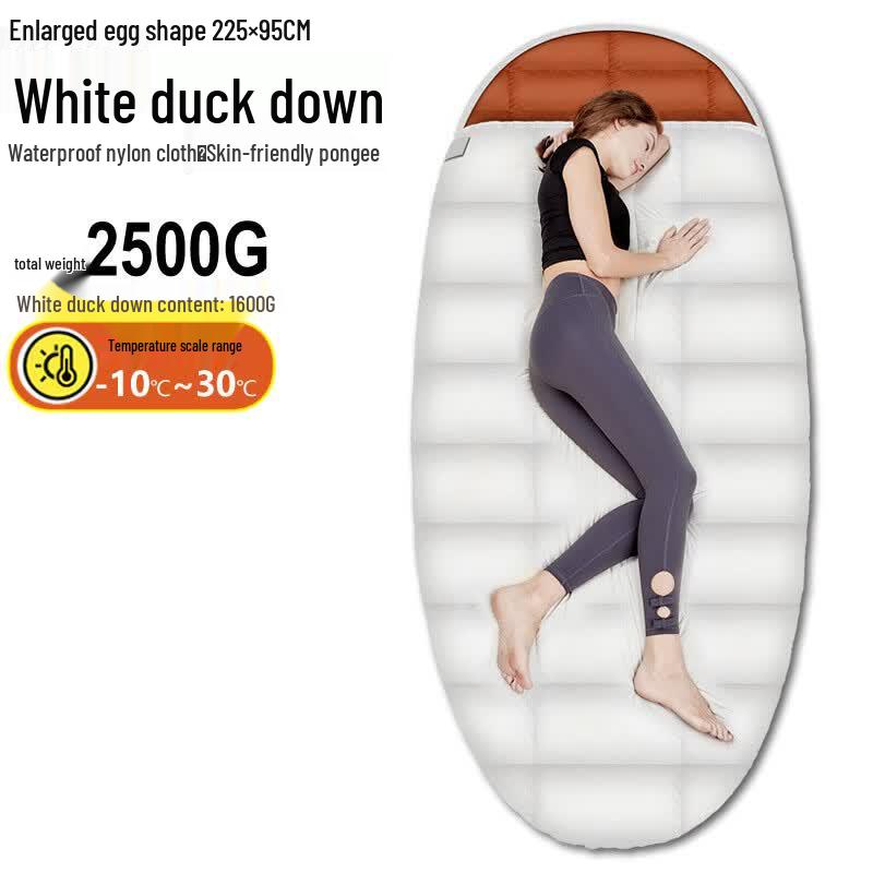 Egg-Shaped Down Sleeping Bag