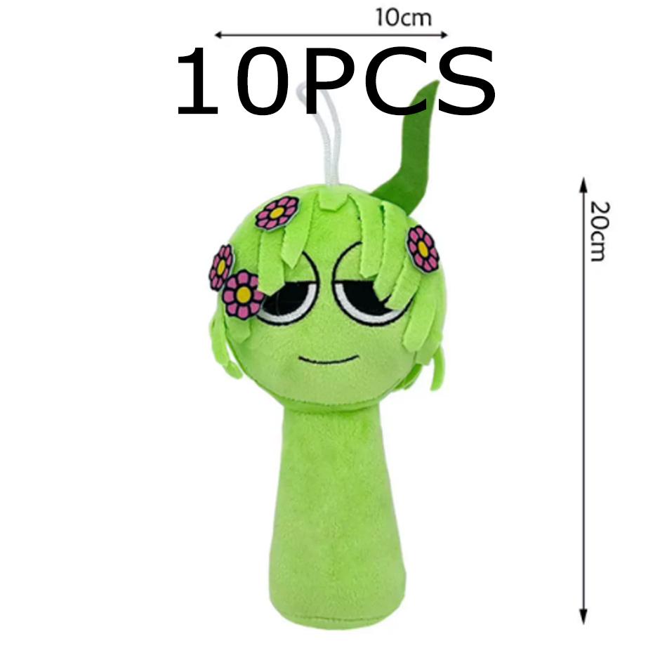 Nieuwe Sprunki Simon Pluche Speelgoed Sprunki Pluche Set Sprunky Lime Raddy Brud Poppen Cartoon Knuffel Poppen Kussen Decor Kerstcadeaus