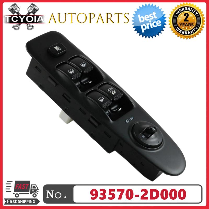 

93570-2D000 935702D000 Master Power Window Switch for Hyundai Elantra 2.0L 2002-2006