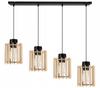 Hanging Lamp, Ceiling Chandelier, Wooden, Led Lampshade
