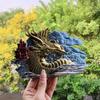 DIY Dragon Wall Hanging Mold Scandinavian Decorations Silicone Mold Three-dimensional Living Room Pendant Resin Mold
