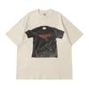 Men TShirt Graphic Cotton Korean Oversized Vintage Harajuku Short Sleeve Tops Tees Aesthetic Y2k Streetwear Clothing