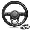 ElitingCar Steering Wheel Cover for Toyota Aqua Generation MX 2021 Premium Genuine Leather Steering Wheel Cover with Stylish 3D Exclusive Car Enhanced