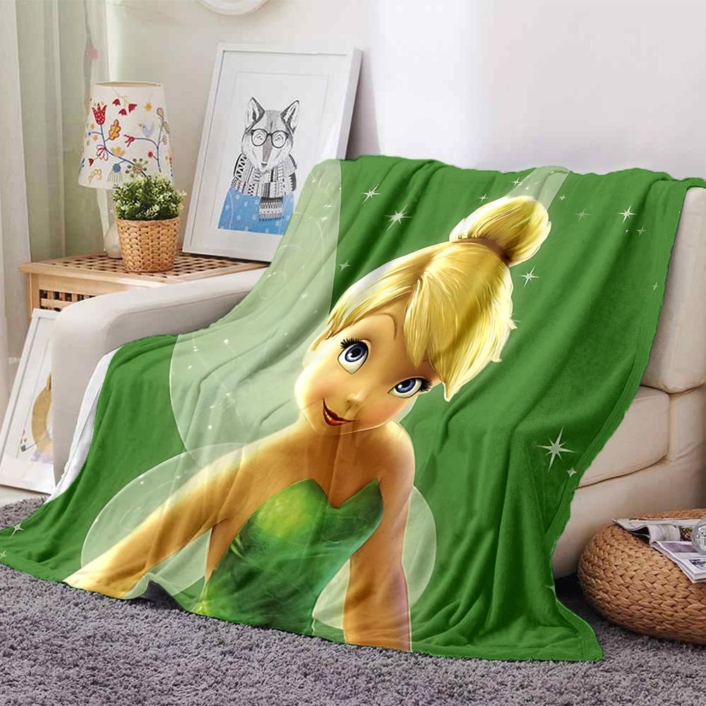1pc Fairy Friends Forest Flannel Blanket,Ultra Soft Warm Plush Throw for Home Bedroom Bed Sofa Cover Camping Picnic Gift Y7243