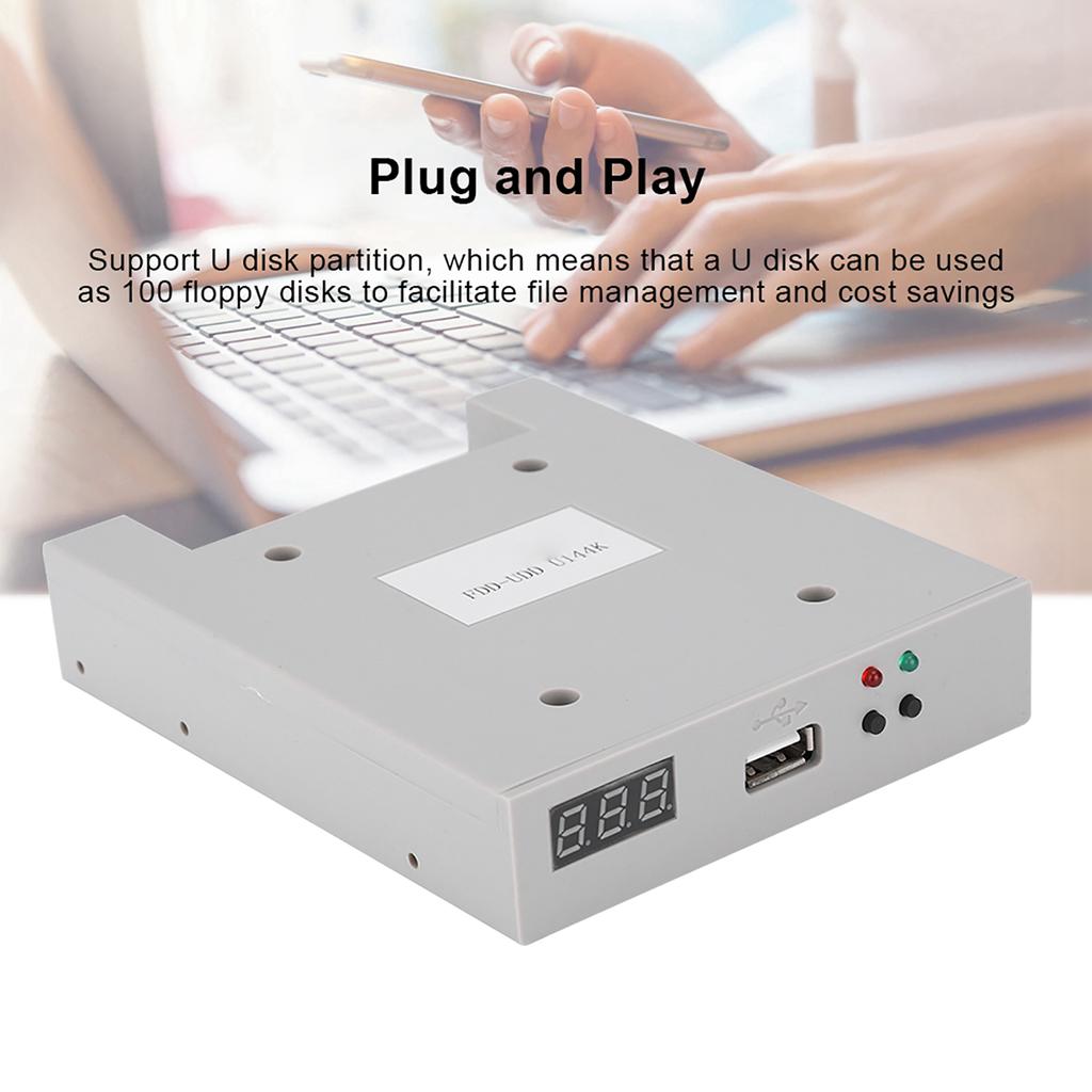 FDD‑UDD U144K 1.44MB USB SSD Floppy Drive Emulator for Industrial Controllers