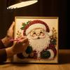 Full Drill Gem Art for Beginners DIY Christmas Faux Pearl Painting Kit with Frame, Santa Creative Gift Crafters Beads Craft Adults Beginner, Handmade