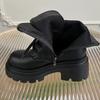 Herbst und Winter neue Mode erhöhend vielseitige kleine kurze Stiefel dicksohlige Martin Stiefel