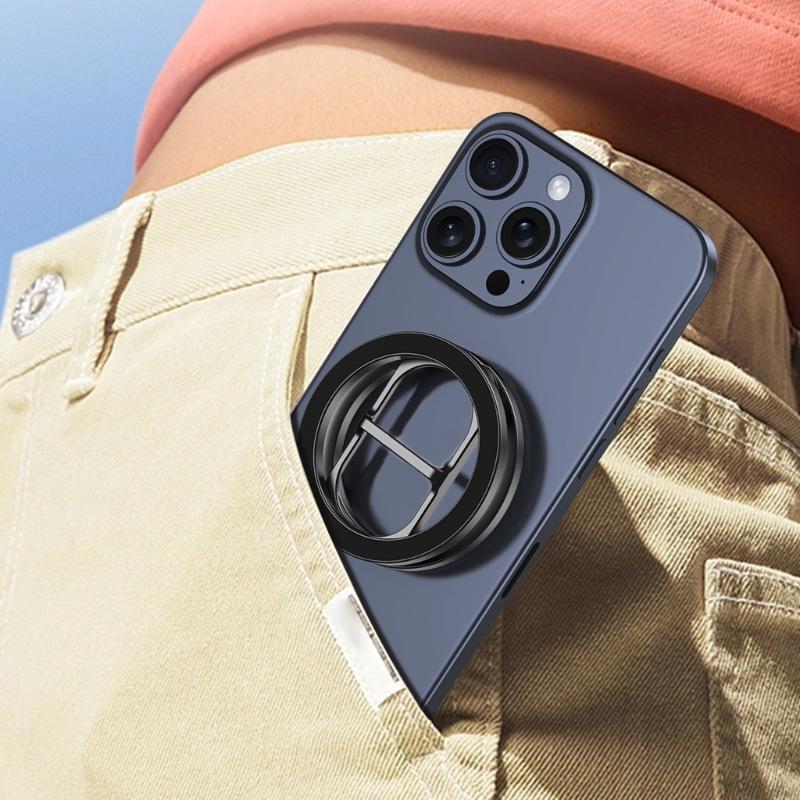 multifunction Magnetic Phone Stand Double Magnetic Designs Phone Stand for Secure Hold Adjustable Angles Stand for Car/Gym Use