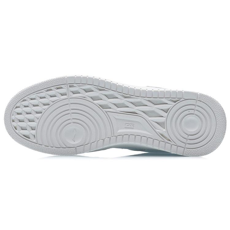 Li Ning Tianji Slip Resistant, Abrasion Resistant, Balanced, Lightweight Low Top Skateboard Shoes Men's White Blue AGCP299-10