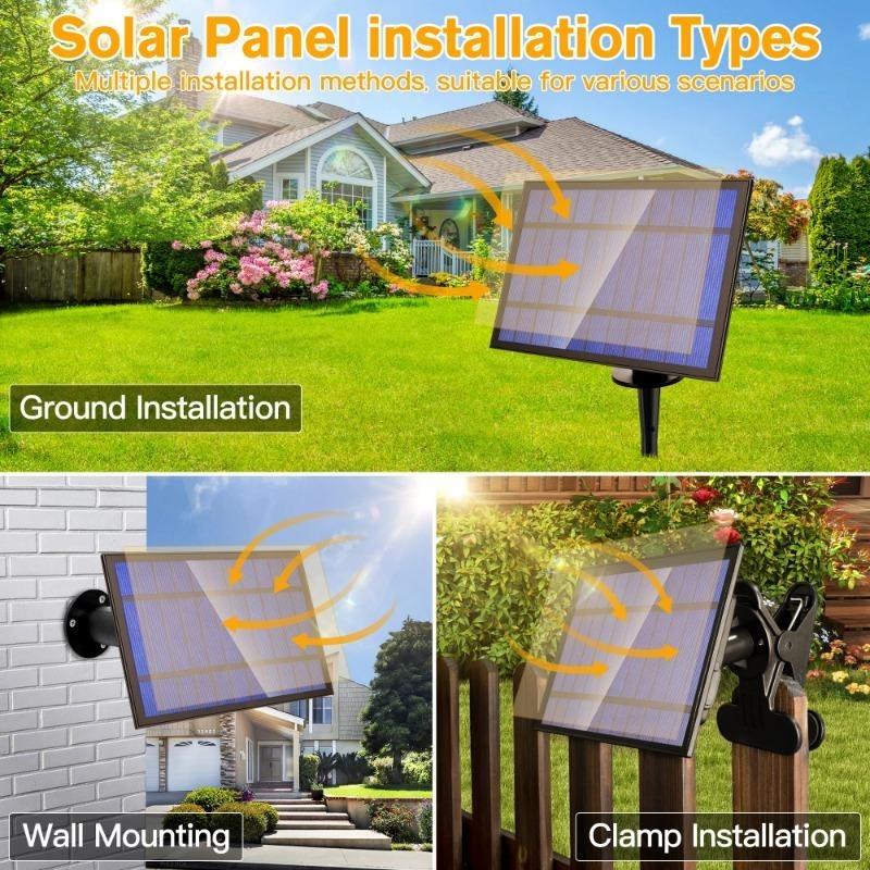 LED Solar String Light ST38 Shatterproof Replacement Bulb Solar Garland For Patio Garden Backyard Christmas Decoration