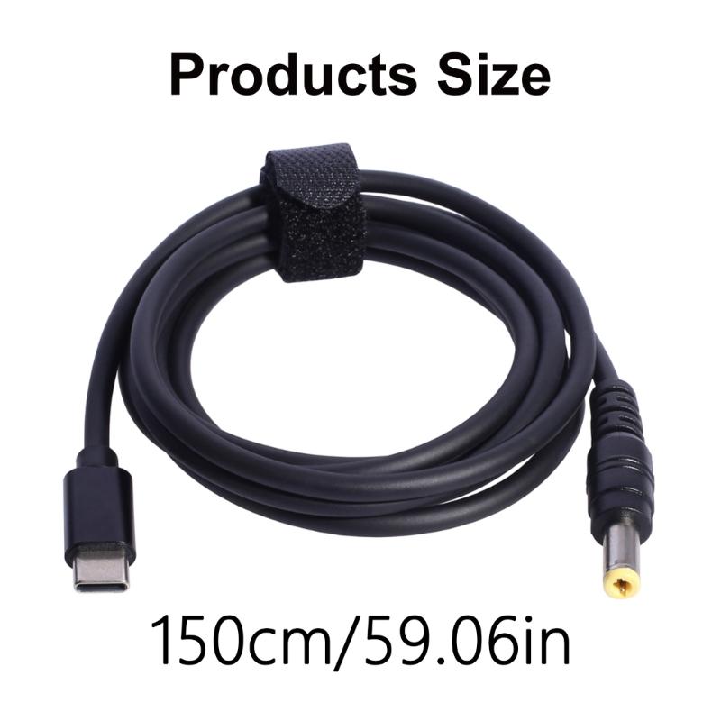 Type C to Power Cable USB C Plugs to Male 9V 12V 15V 20V Charging Cable for Routers Laptops Speaker Modem LED