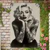 Vintage Metallschild Kunst 20x30cm Blechbild Wanddekor