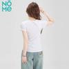 NOMe Women's Round Neck Slim Fit Short Sleeve T-Shirt