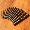 15pcs HSS Gold Cobalt Jobber Drill Bit Set with Straight Shank Twist Drill Bit Power Tools for Masonry Block Brick and Stone