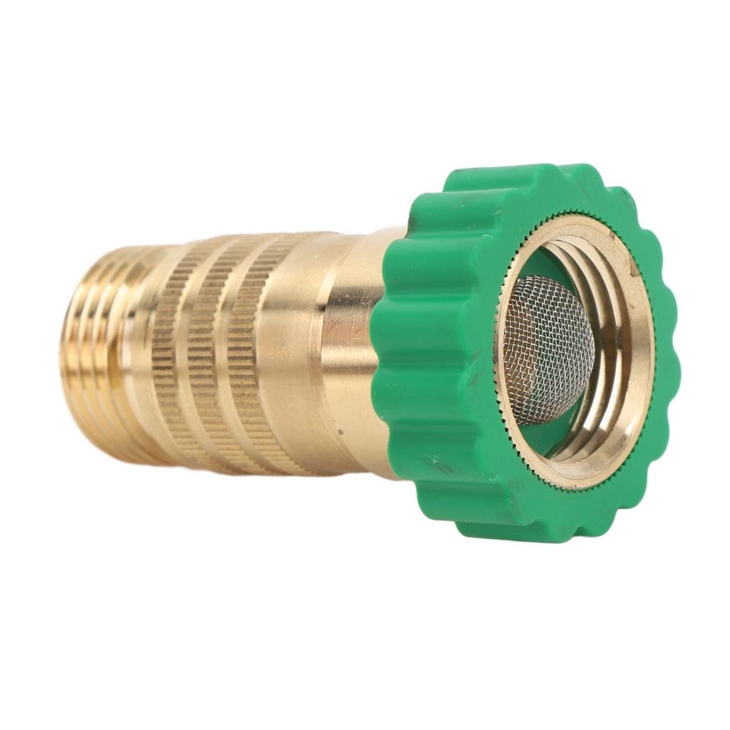 Water Pressure Regulator 50 To 55 PSI 3 4 Inch Thread Brass Inline Water Pressure Reducer for Camping Vehicle Trailers