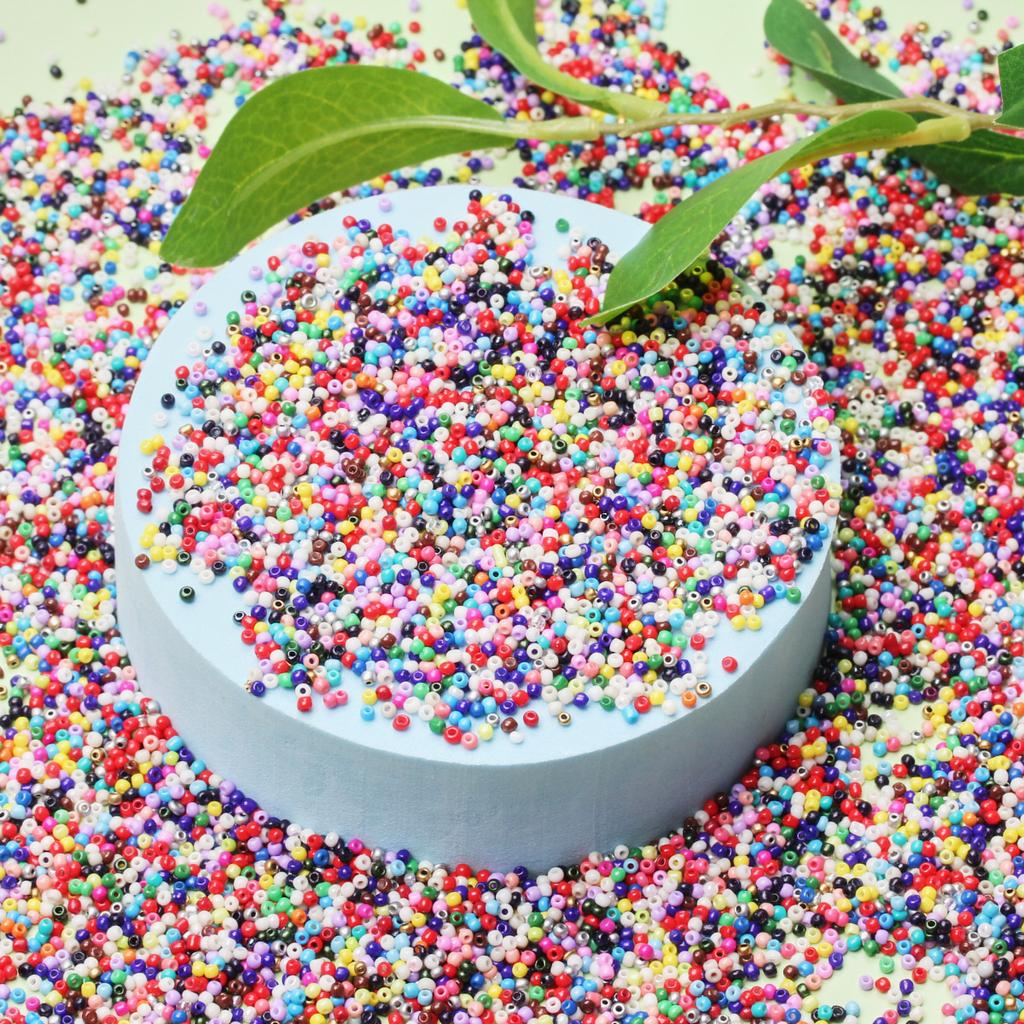 Home Party Supplies Zubehör Rocailles Perlen Zubehör Spacer Perlen Armband Halskette 1000 Stück/Lot 2mm für handgefertigte Charms Tschechisches Glas Mini DIY