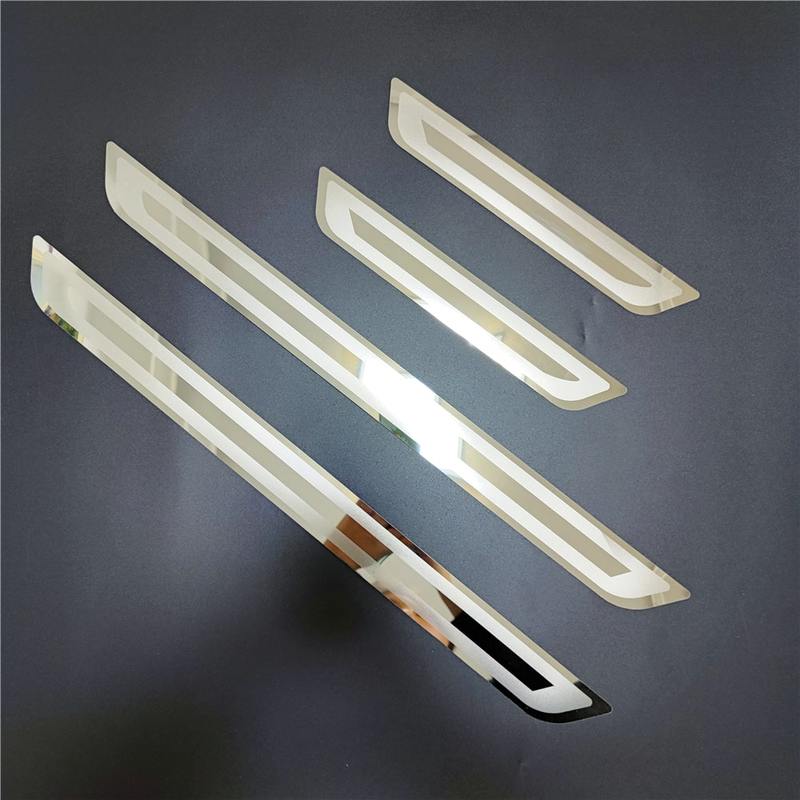 For Volkswagen VW T-ROC TROC A11 2017-2024 Car Styling Door Sill Scuff Plate Trim Stainless Kick Pedal Bar Protector Accessories