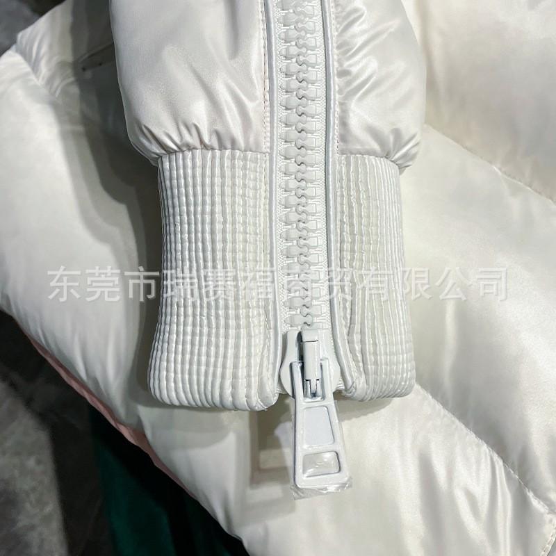 Womens Short White Goose Down Jacket Thick Warm Casual Hooded Winter Coat