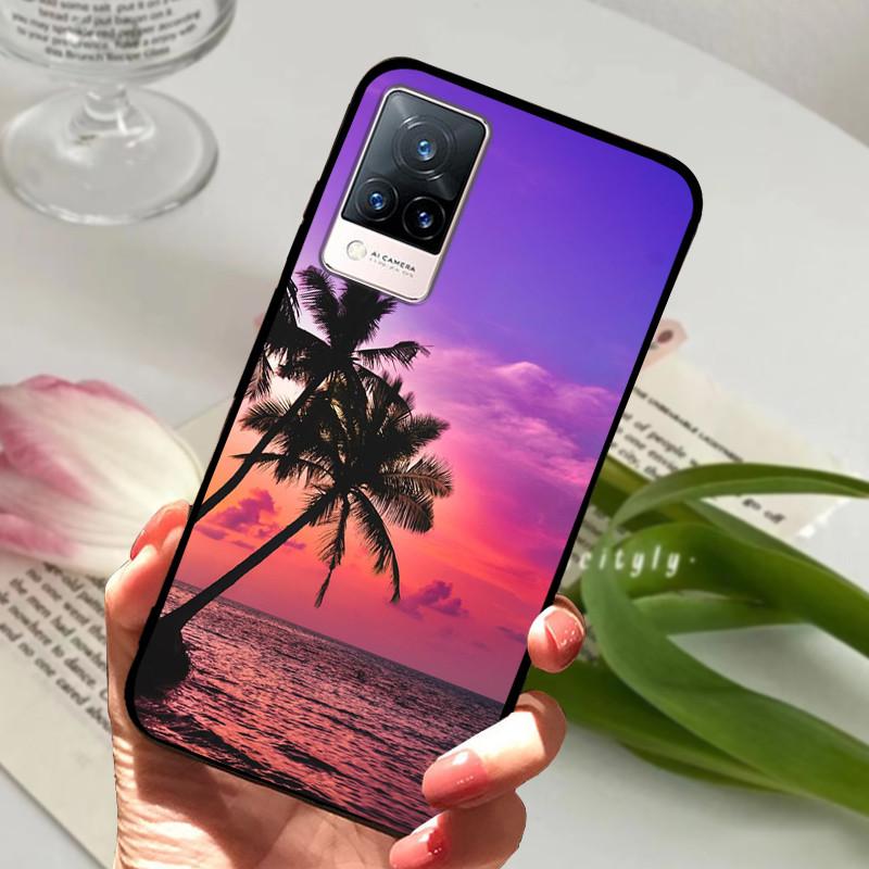 For vivo V21 5G 4G V21E Case Soft Silicone Phone TPU Coque Cover for Vivo V21E v21 V 21e 21 V2050 V2061 Protective Fundas Shell