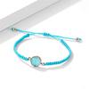 Charms Stone Bead Weave Rope Bracelets Women Girl Boho Handmade Party Gifts Jewelry