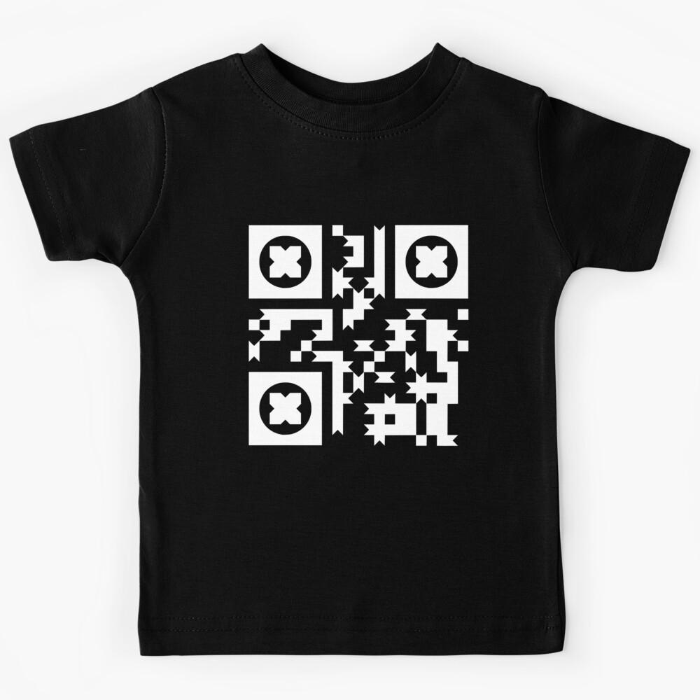 QR code rebel saying design   Kids T-Shirt 110