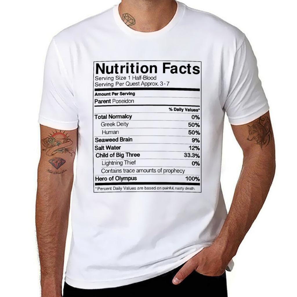 HalfBlood Nutrition Guide (Percy) TShirt No Iron Casual Short Sleeve Top TShirt