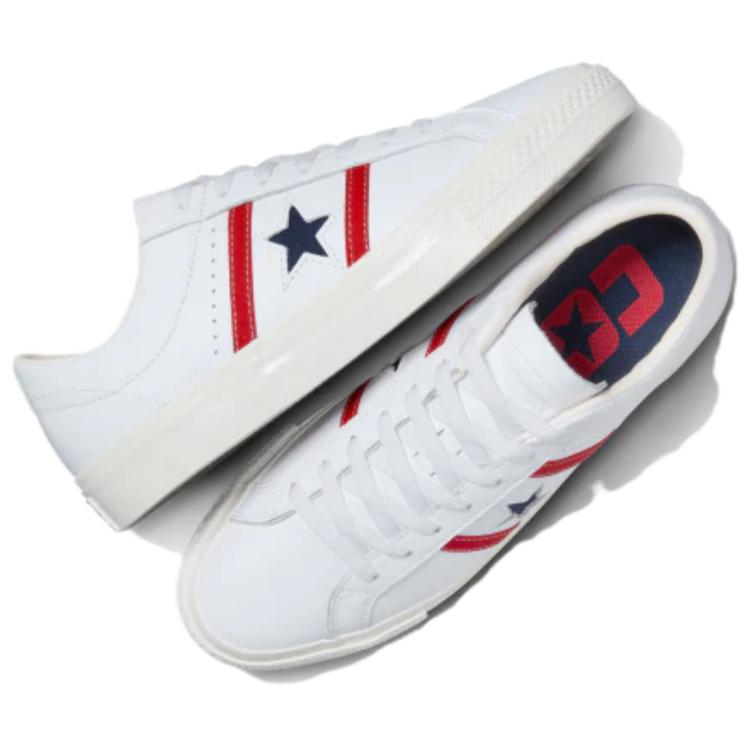 Converse One Star Pro PRO comfortable versatile thin sole non-slip wear-resistant low-top skate shoes unisex white