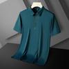 Summer Zipper Polo Shirt Men's Summer T-shirt Short Sleeved Polo Shirt Short Sleeved T-shirt