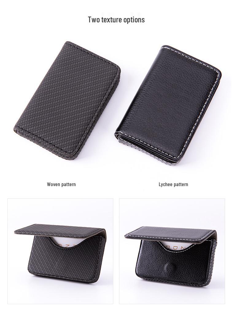 Creative Metal Minimalist Business Card Holder for Men & Women - Customizable Exhibition Gift