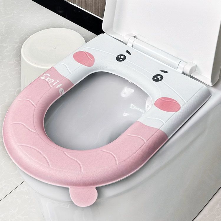 Eva Toilet Seat Waterproof All-weather Universal Silicone Foam Toilet Seat Printed Toilet Seat Bacteria Isolation Free