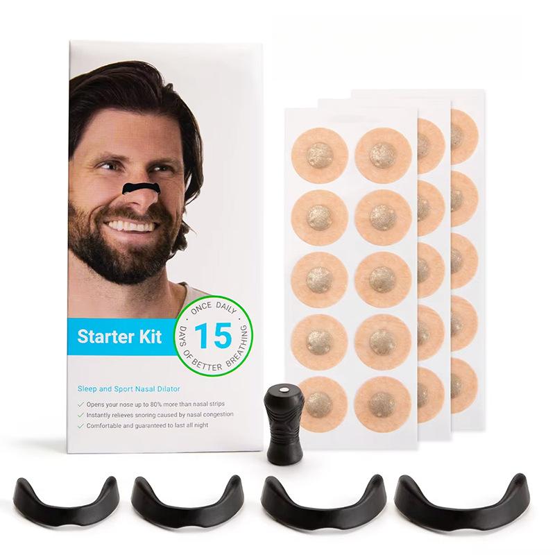 Sport Nasal Breathing Dilator Kits  Sleep Nasal Strips Nose Breathe Better Sleeping Anti Snoring Magnetic Nose Clip Nasal Strips