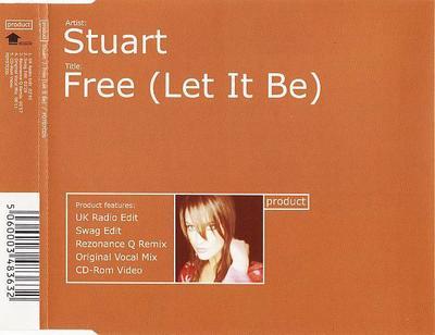 CD STUART - Free Let It Be PDT07CDS Product Recordi 2003 UK Dance & Electronica Used
