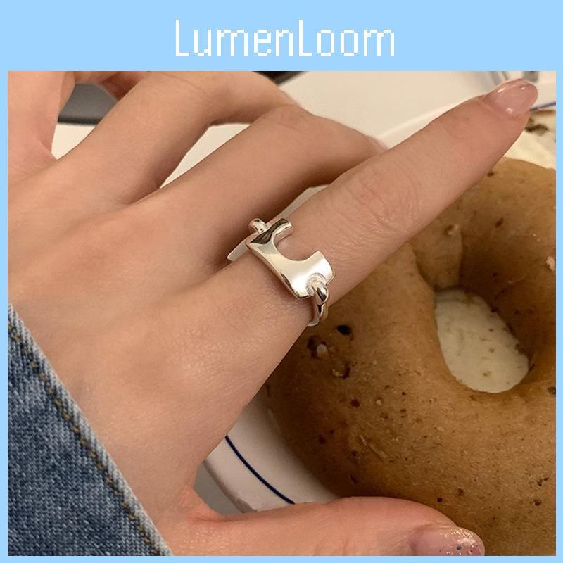 Inspired Fashionable Korean U Shaped Ring For Women Unique And Versatile Accessory