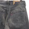 Levi's 90s 96 year 501 USA made old piece dyed black Denim pants W32 jeans Men's Used