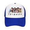 Custom Punk TV Show Friends Baseball Cap for Women Unisex Breathable Trucker Hat Outdoor Snapback Caps