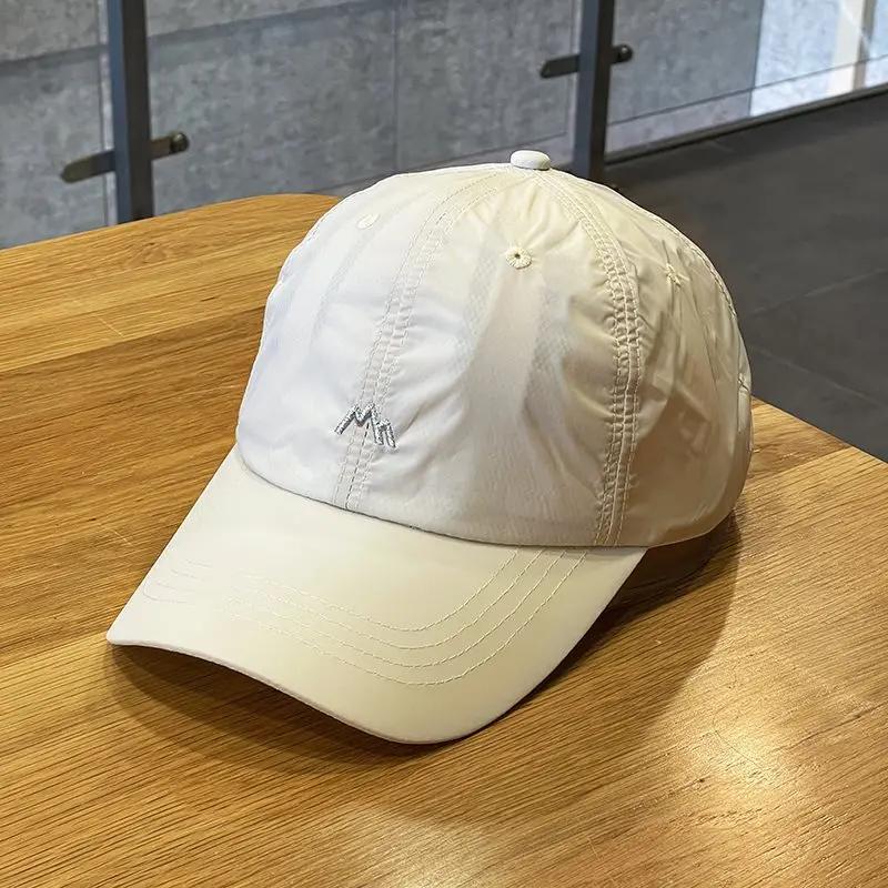 Summer Quick Drying Lightweight Baseball Hat Thin Breathable Sunshade Sunscreen Duckbill Hat Fishing Outdoor Sports Duckbill Cap