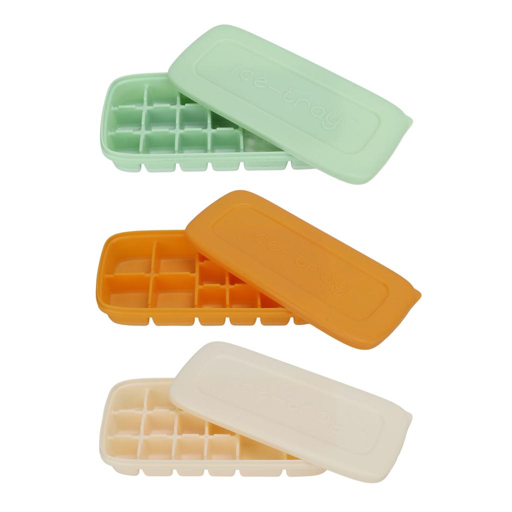 Ice Cube Tray Office Home Large Capacity Ice Making Soft Reusable Silicone Ice Tray Mold for Beverag