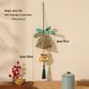 2026 Dragon Boat Festival Mugwort Fan Pendant & Indoor Sachet Bells for Door Handle and Decoration