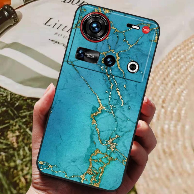 Pro pouzdro ZTE Nubia Z70 Ultra 5G 6,85'' Černé silikonové TPU měkký kryt telefonu pro Nubia Z70 Ultra Ochranné zadní kryty Z 70 Ultra