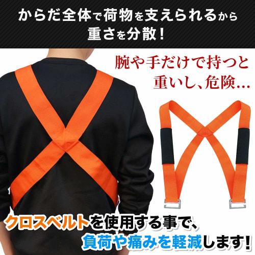 UPstore Moving Belts, Heavy Load Carrying Belts, Safety Belts, Carrying Belts, Set of 2, Moving Belts, Easily Transport Heavy Items, Reduces Perceived