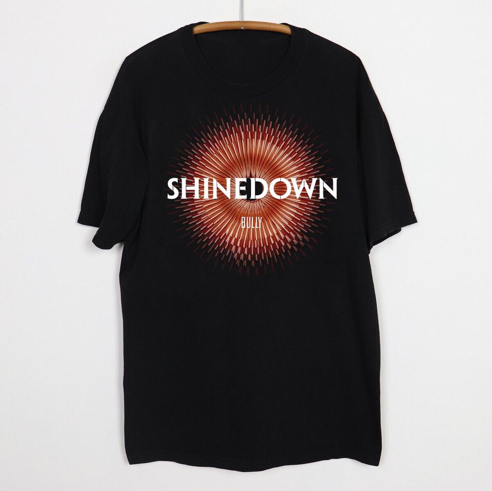 Новая футболка Shinedown Band - Bully, короткий рукав, хлопок, черная, все размеры, унисекс M