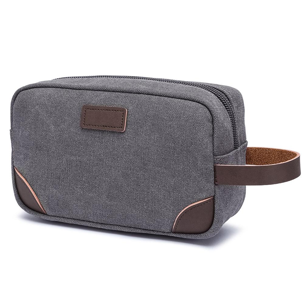 Super Unisex Fashion Sports Leisure Small Tote Bag Canvas Cosmetic Bag Storage Wash Bag