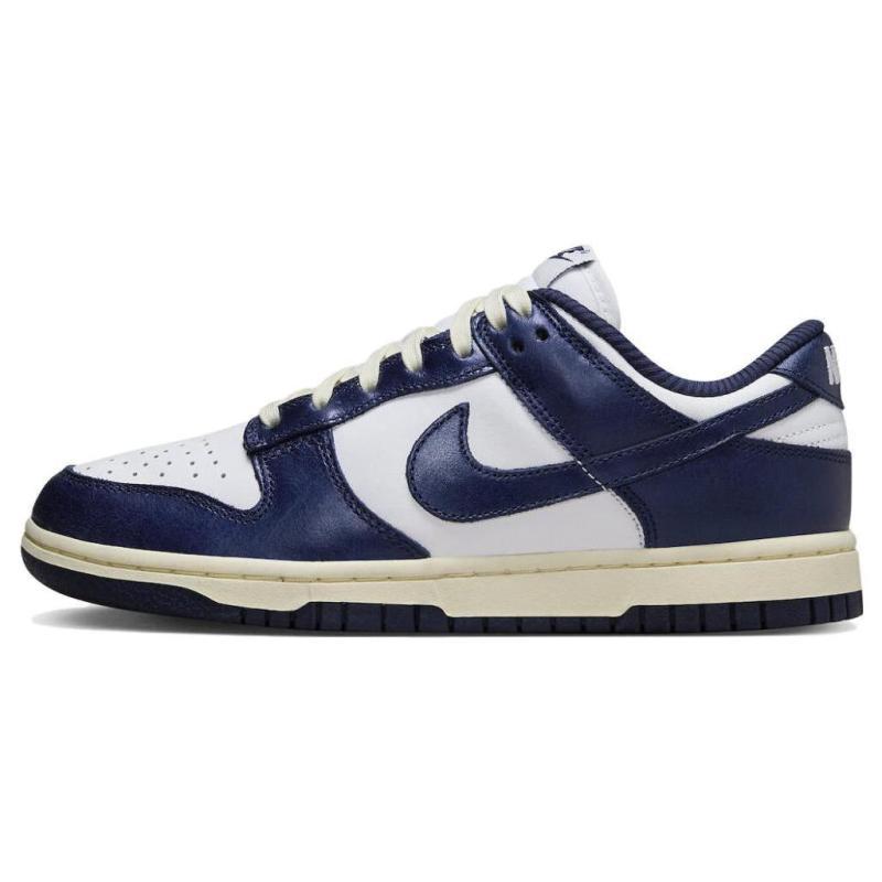 Nike Dunk Low 'Midnight Navy White' Women's Skate Shoes Sneakers FN7197-100