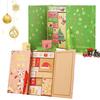 2025 Weihnachtskalender Advents-Leerkartons 24-Tage Leere Kalender Adventsbox zum Befüllen Für Geburtstagsstrumpf Süßigkeiten Schmuck Geschenke