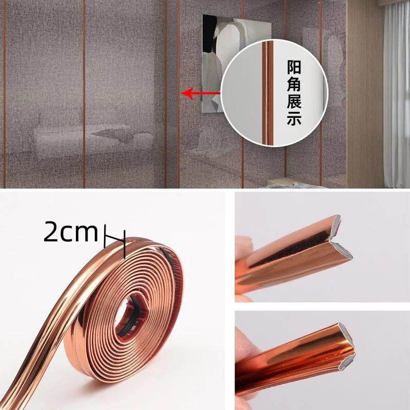 Home Decoration Stickers Self-adhesive Room Decor 5M Furniture Edge Protections Baby Safety Tape Wall Sticker Strips Posters