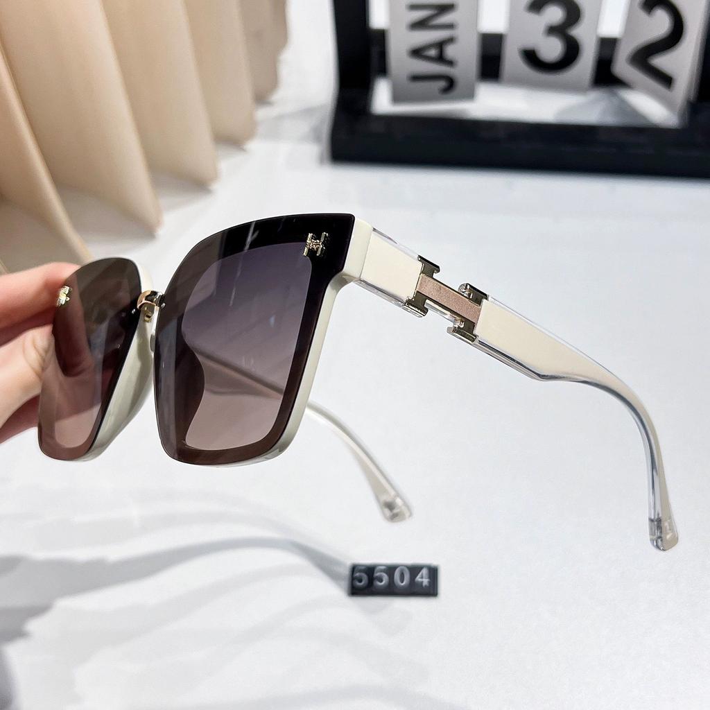 2025 new European and American large frame sunglasses women polarized sunglasses Xiaohongshu Douyin Internet celebrity live broadcast explosion